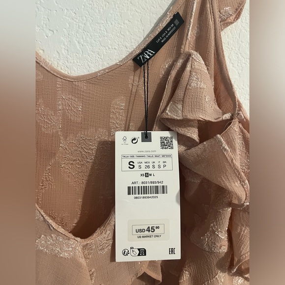 ZARA Flowy Ruffled Top - Picture 5 of 5